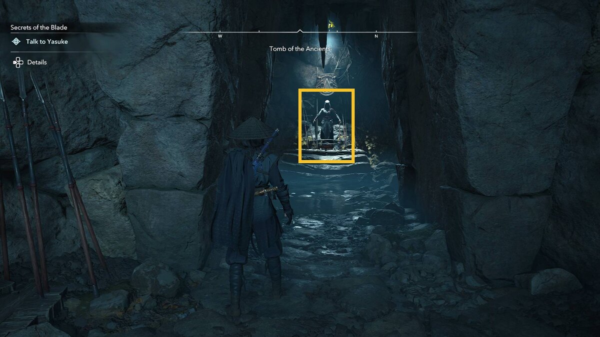 Assassin's Creed Shadows assassin outfit: Tomb of the Ancients.