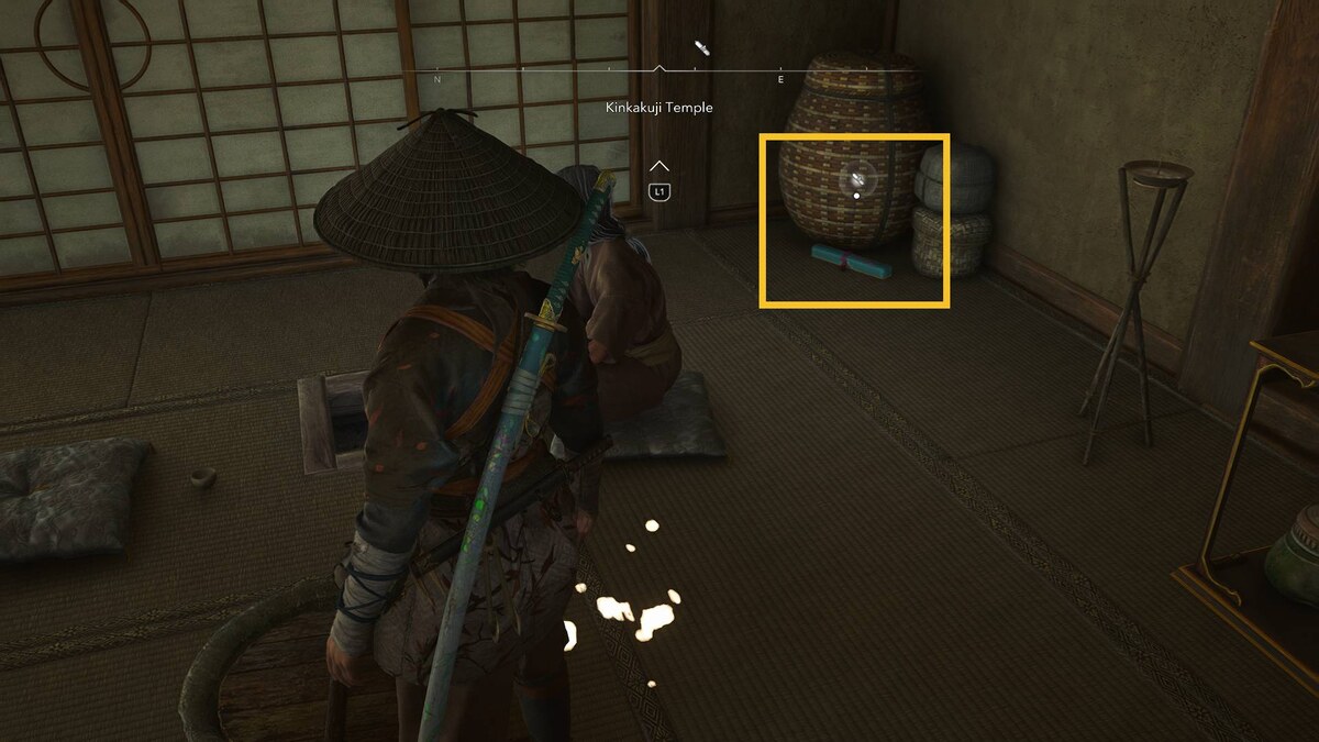 Assassin's Creed Shadows Kinkakuji Temple Lost Pages: temple grounds.