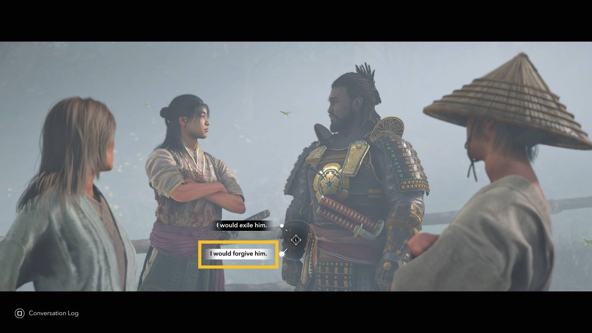 Assassin's Creed Shadows romance options Ibuki: Ibuki dialogue options.