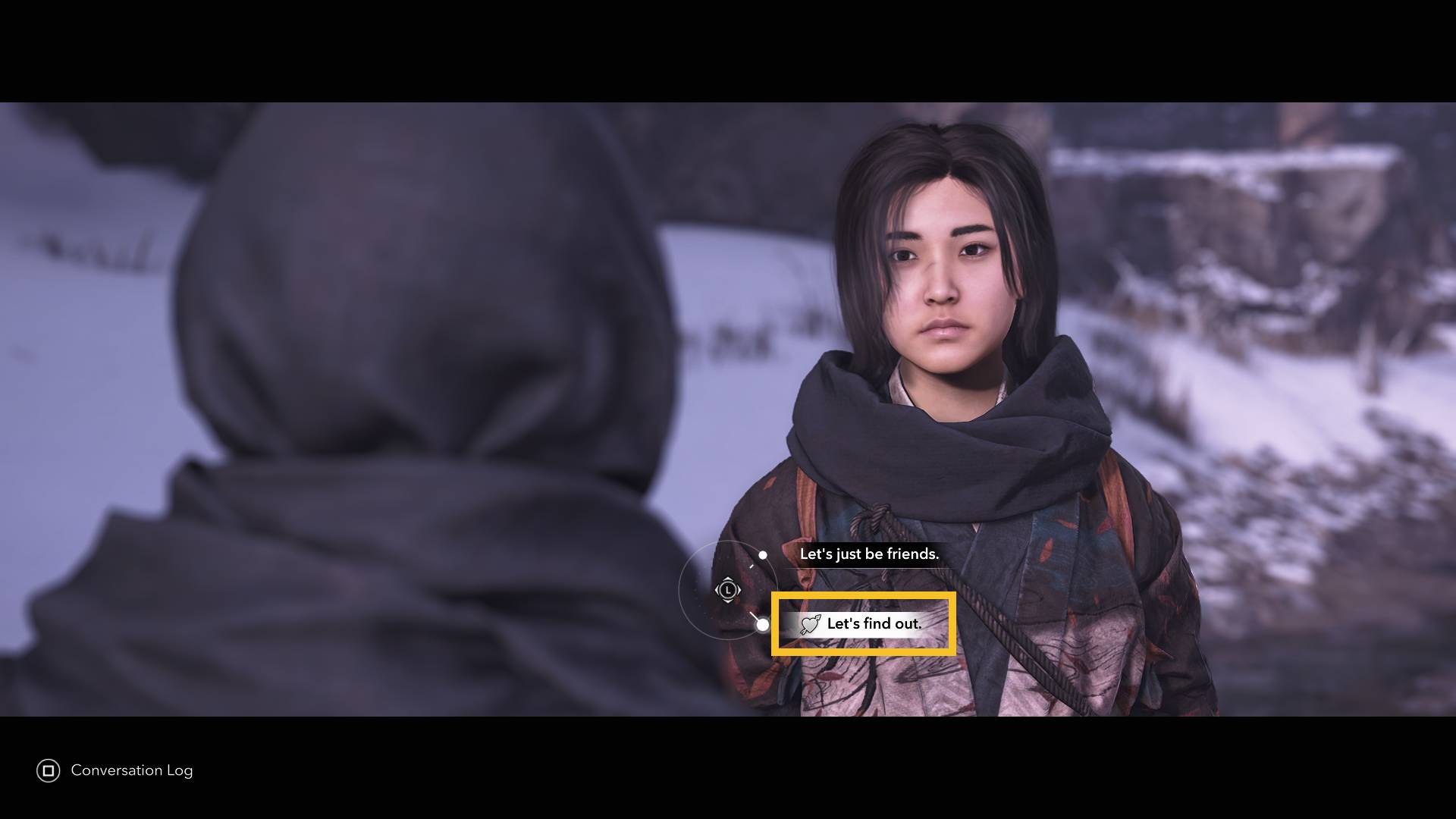 Assassin's Creed Shadows romance options Katsuhime: Katsuhime dialogue options.