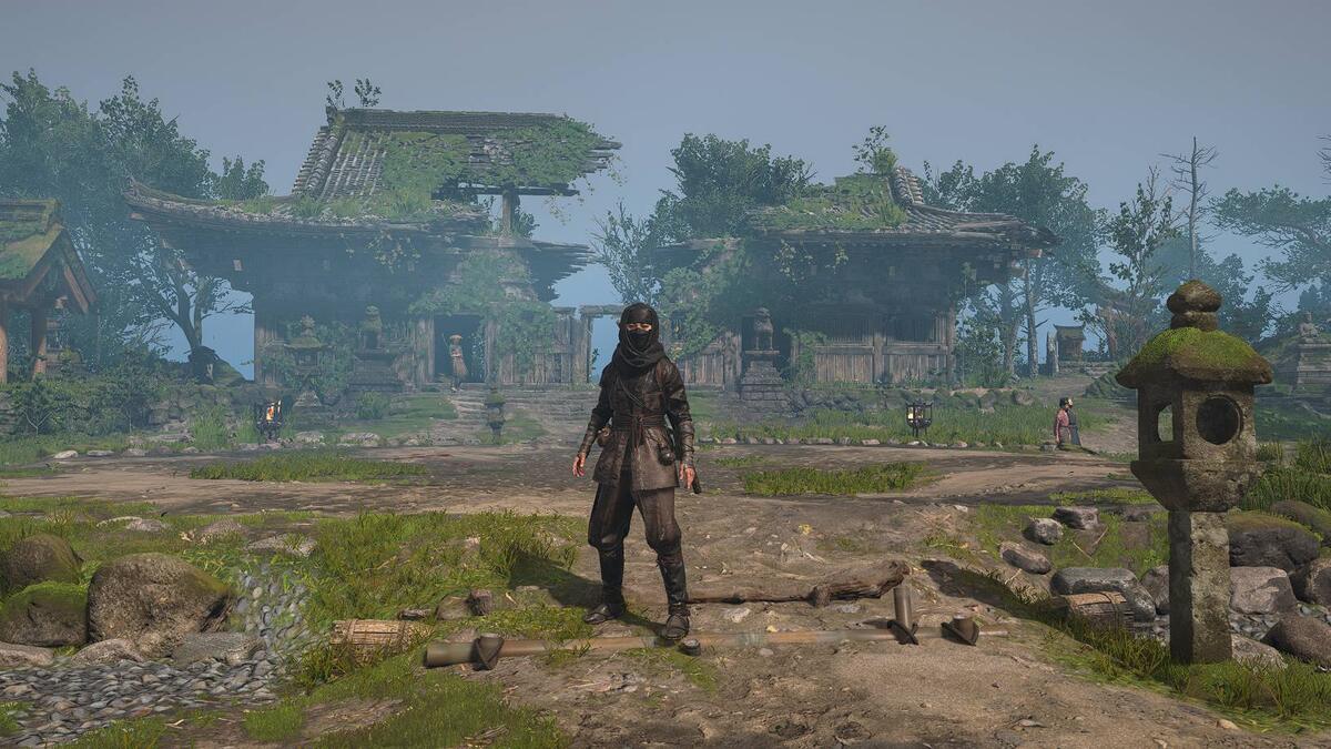 Assassin's Creed Shadows The Tournament: Naoe at the tournament arena.