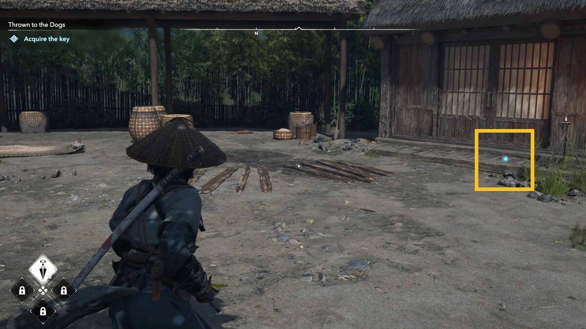 Assassin's Creed Shadows Thrown to the Dogs: Tomoko's farm house.