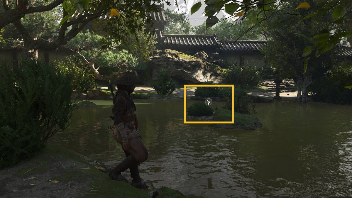 Assassin's Creed Shadows Toji Temple Lost Pages: temple grounds.