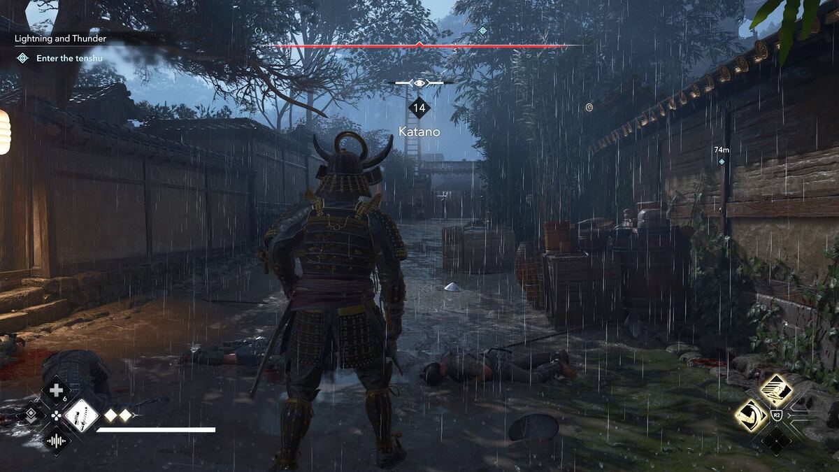 Assassin's Creed Shadows Yasuke: Yasuke at Kanato Castle.