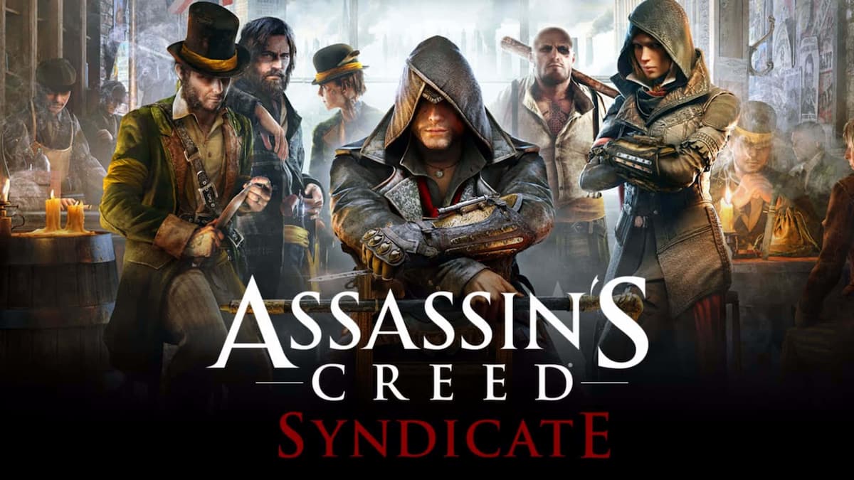The cover image for the Assassin's Creed Syndicate game.