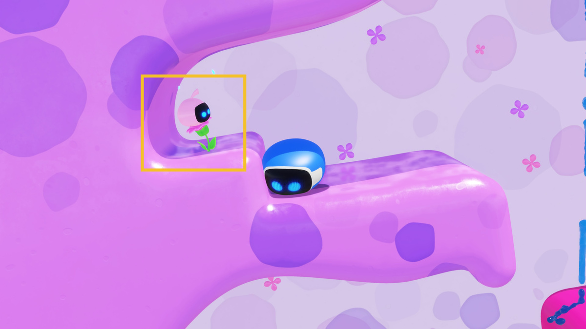 Astro Bot Going Loco: Astro exploring the Going Loco level.