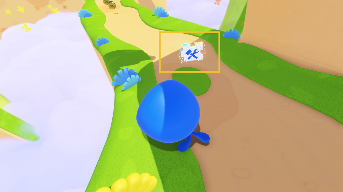 Astro Bot Going Loco: Astro exploring the Going Loco level.