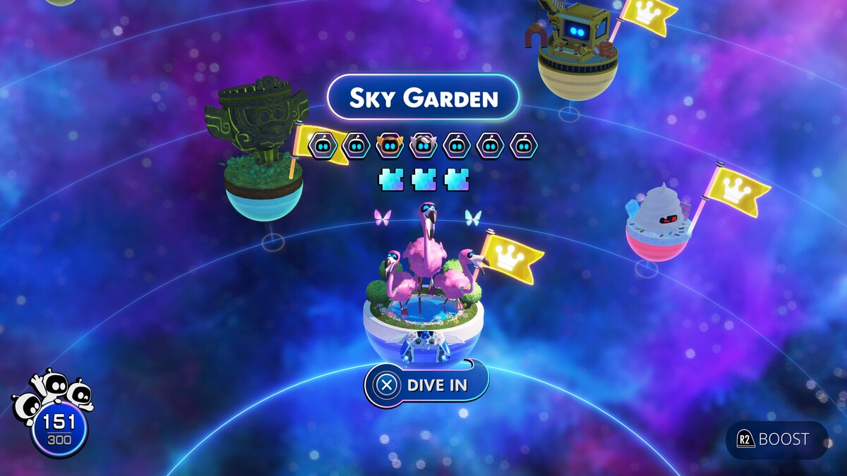 Astro Bot tips and tricks: the Gorilla Nebula.