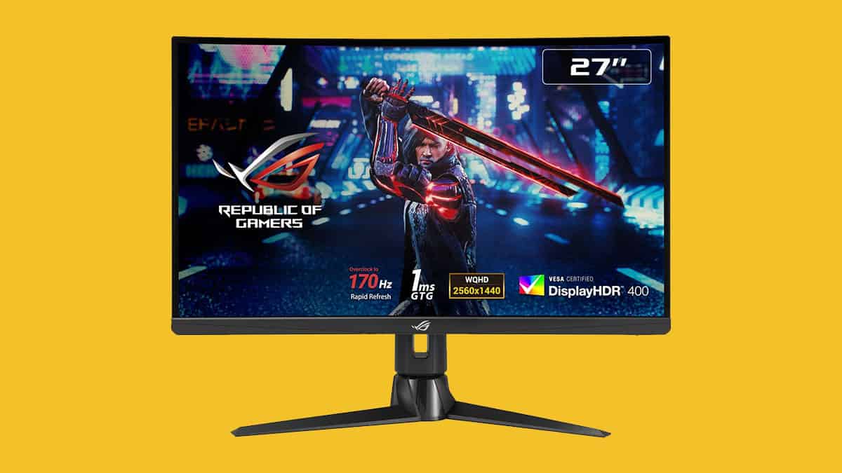 ASUS ROG 27″ curved gaming monitor sees price plunge during Amazon January sale