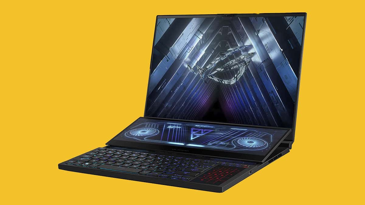 Futuristic gaming laptop with additional touchscreen is at a majorly discounted price