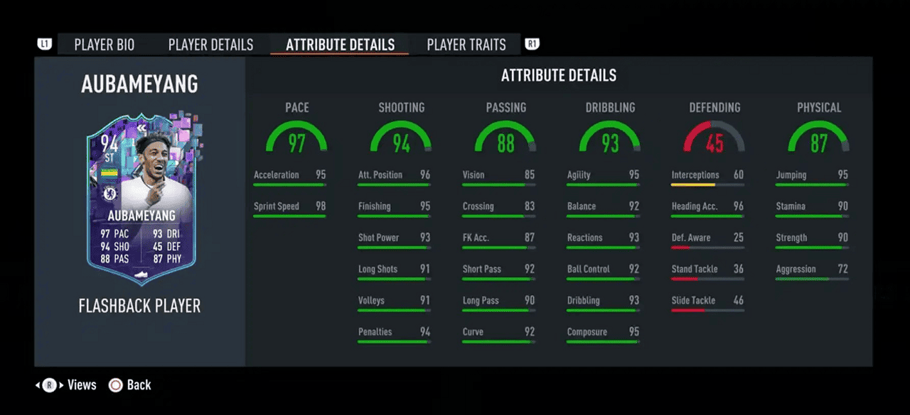 aubameyang flashback sbc player profile fifa 23