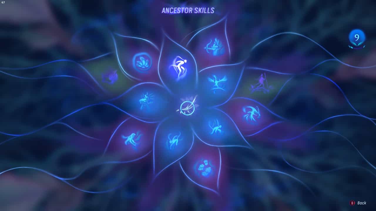 Avatar Frontiers of Pandora ancestral skills - An image of these skills in the game. Image captured by VideoGamer.
