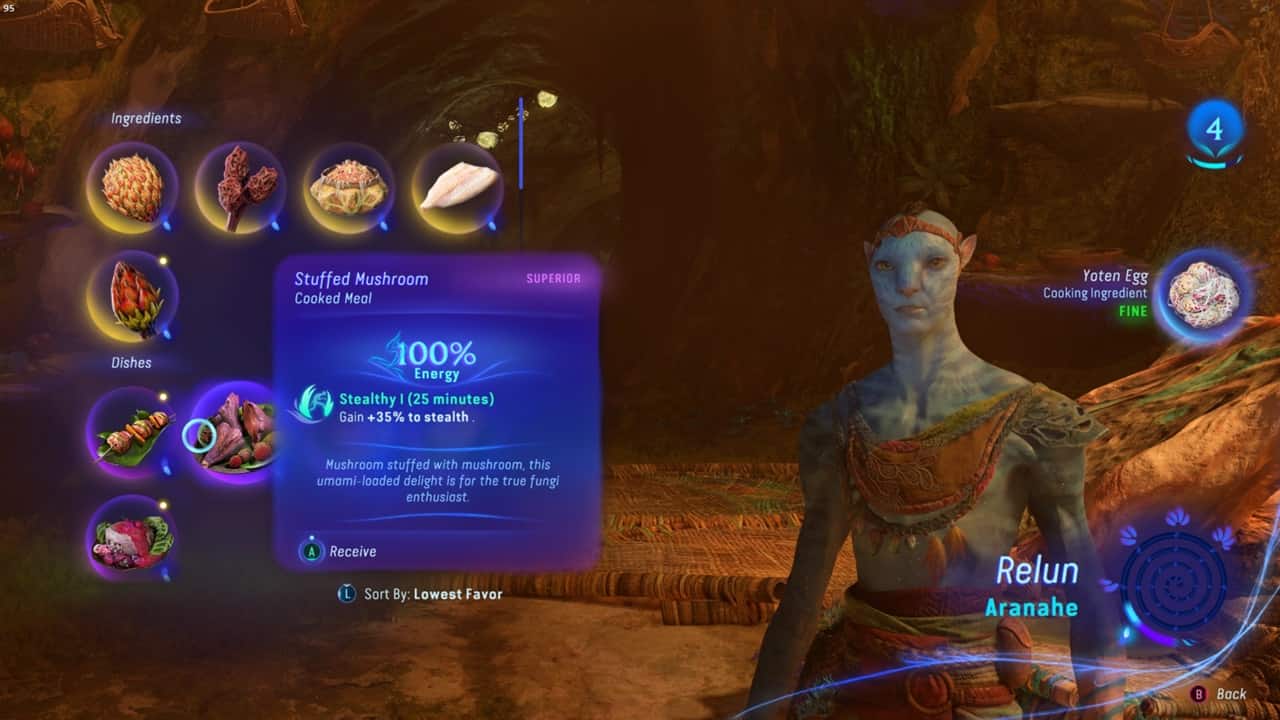 An image of a vendor that trades in clan favor in Avatar. Image captured by VideoGamer.