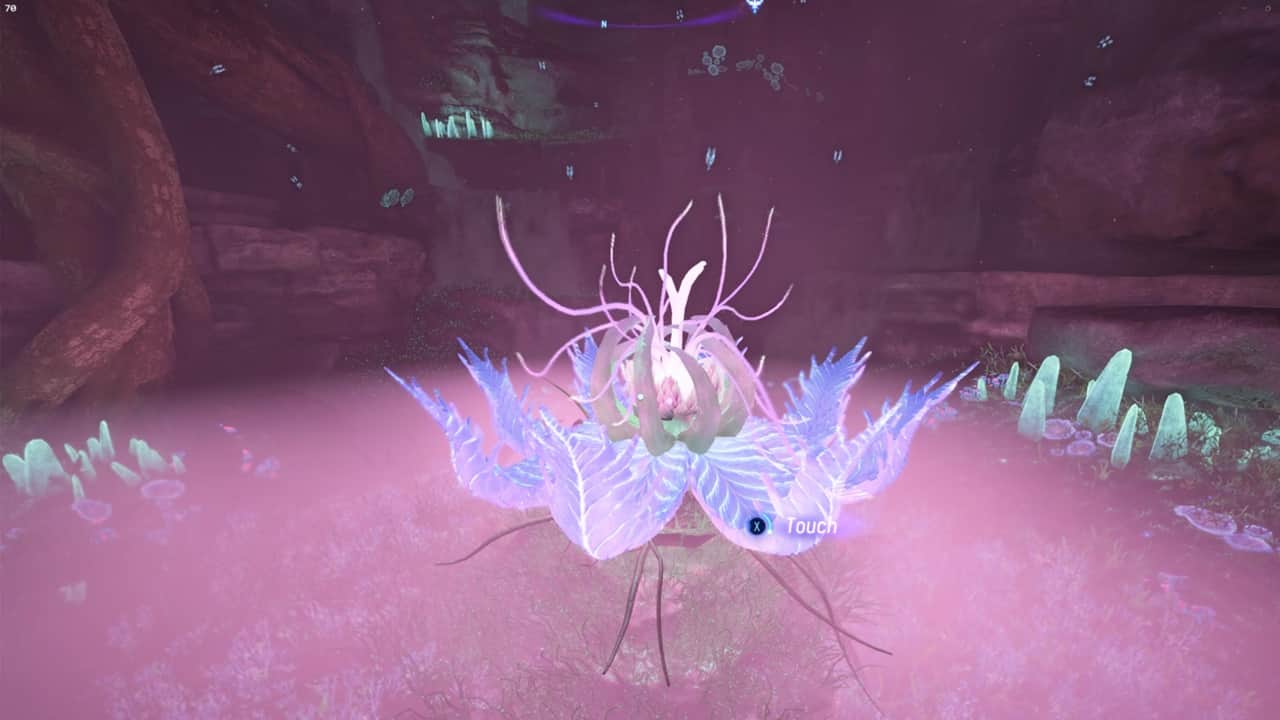 Avatar Frontiers of Pandora Tarsyu saplings - An image of a tarsyu sapling in the game.