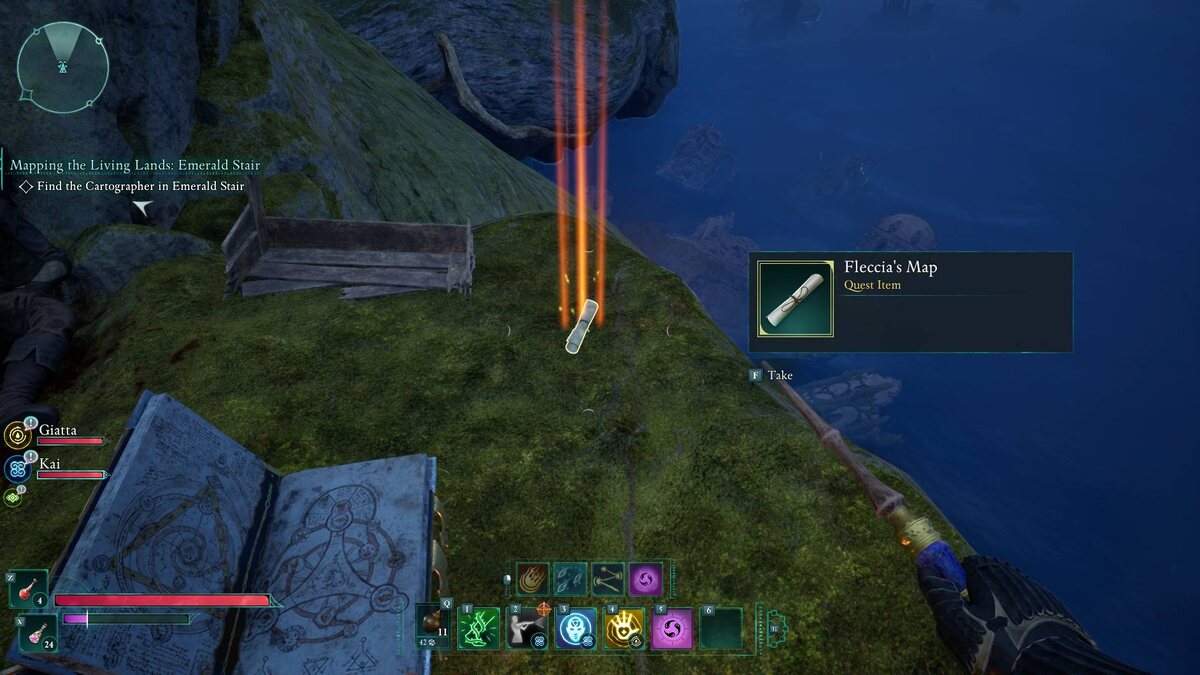 Avowed cartographer Emerald Stair: Fleccia's map.