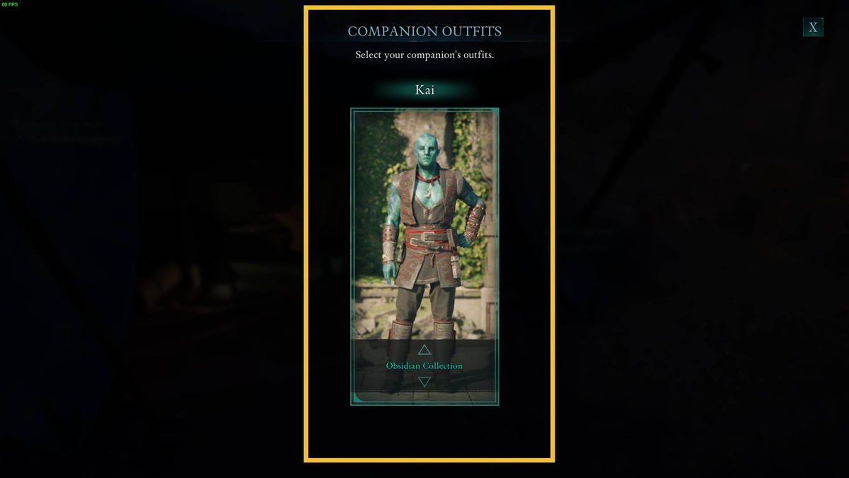 Avowed Obsidian Eora armor sets: main tent.