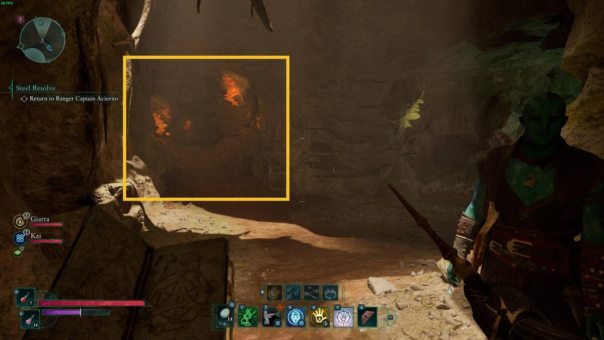 Avowed Old Nuna: Ancient Grotto.