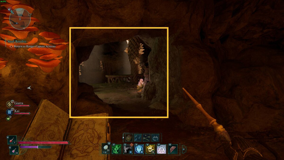 Avowed Old Nuna: Ancient Grotto.
