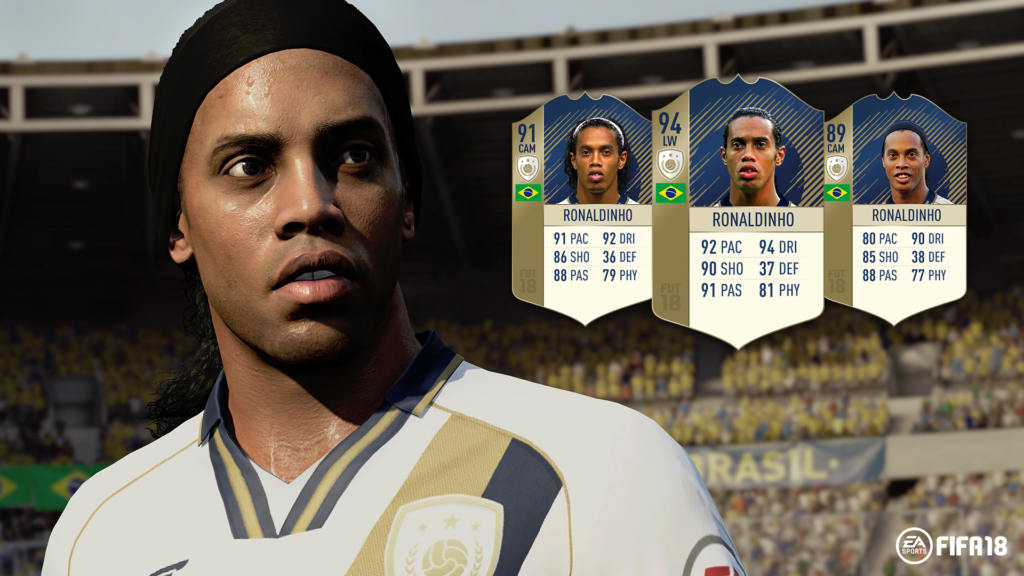 Latest FIFA 18 FUT Icons video shows off Ronaldinho’s fancy footwork