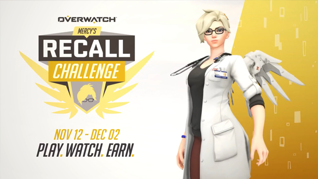 Overwatch Holding Mercy’s Recall Challenge In-Game Event