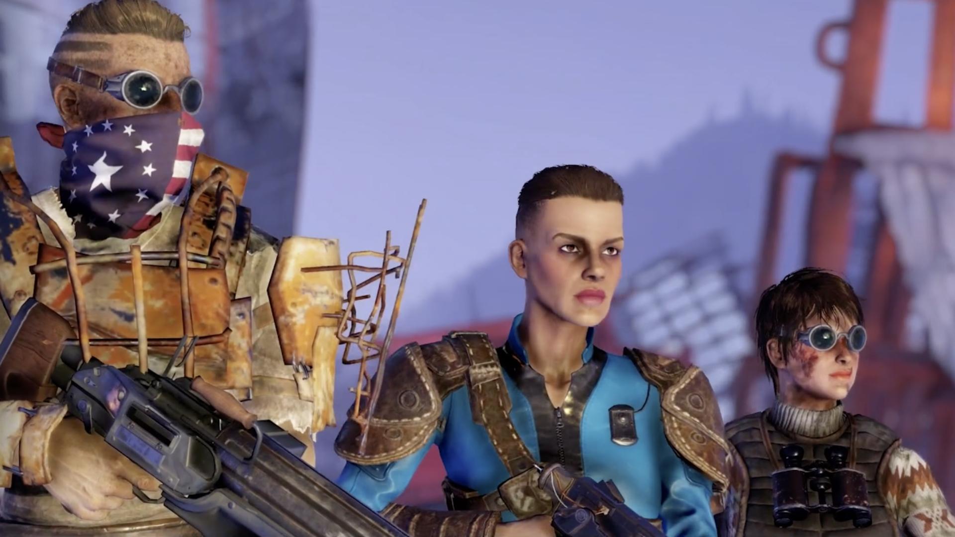 Fallout 76 players are running in an in-game marathon