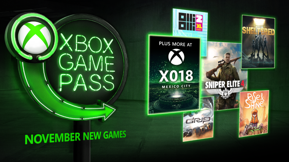 Sniper Elite 4 and Grip coming to Xbox Game Pass in November