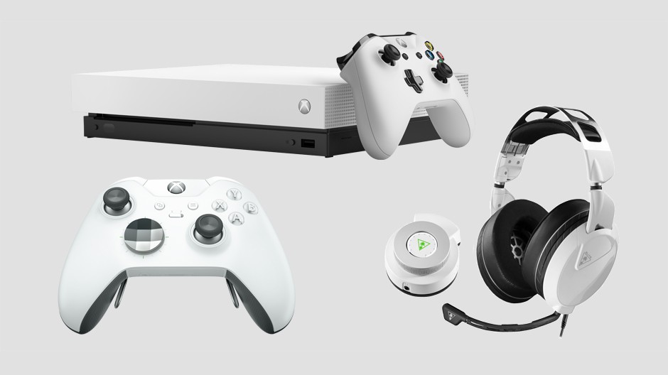 Microsoft is launching a white Xbox One X and accessories