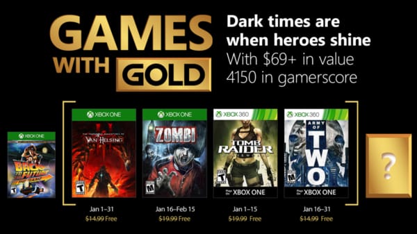 January’s Games with Gold are The Incredible Adventures of Van Helsing III and Zombi
