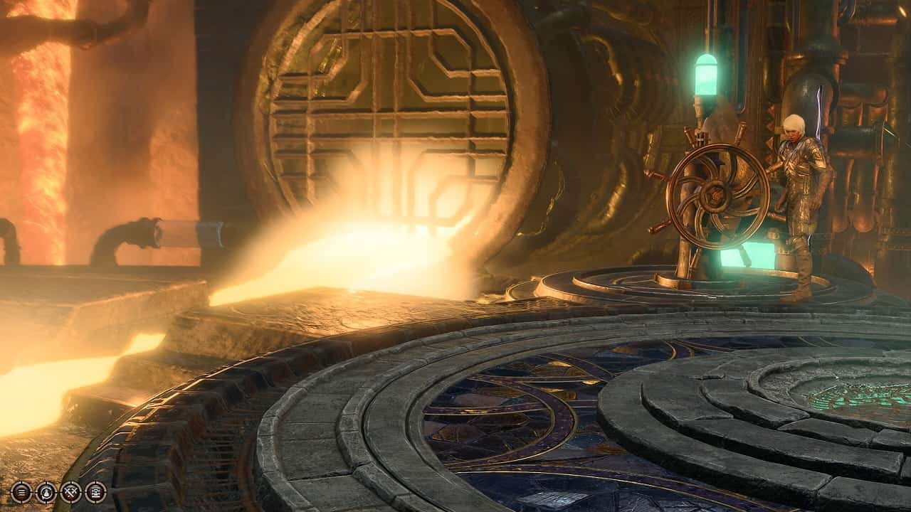 A screenshot of the Adamantine Forge in the video game Baldur's Gate 3.