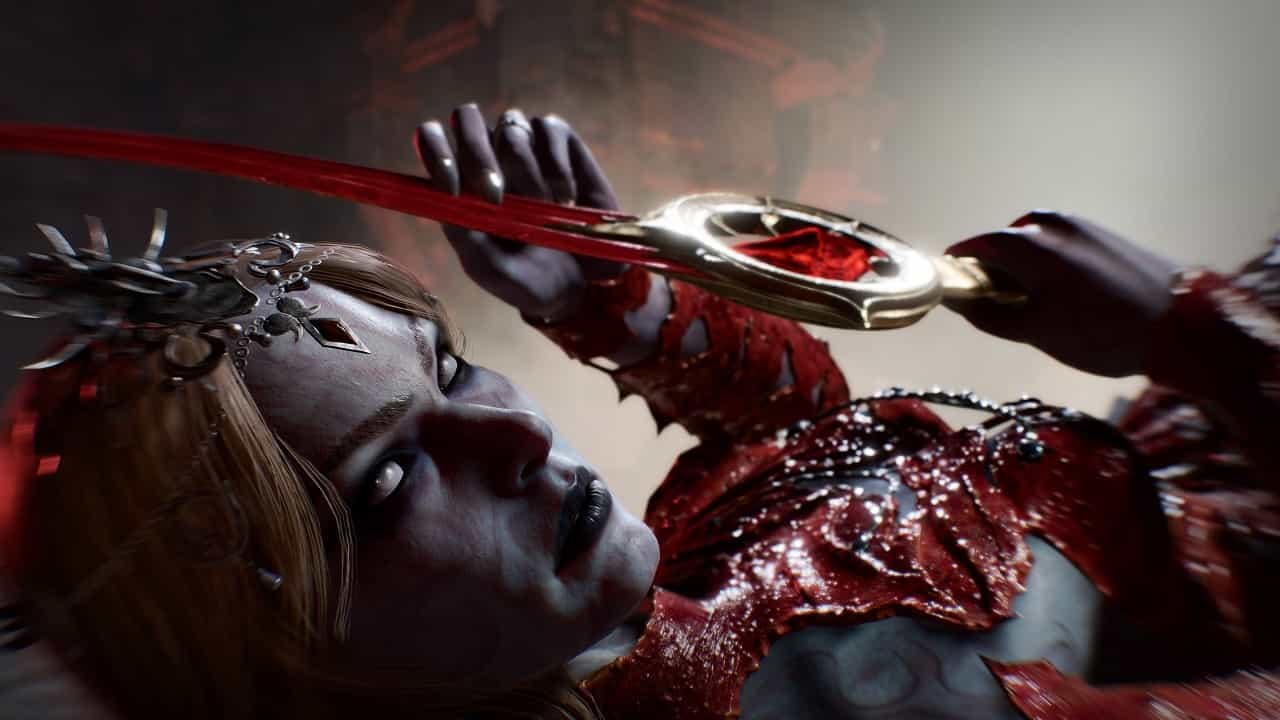 Baldur's Gate 3 Legendary items: An image of the character Orin the Red in the game.