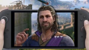 Nintendo Switch 2 playing Baldur's Gate 3