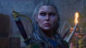 Baldur's Gate 3: An image of an Elf in the game.
