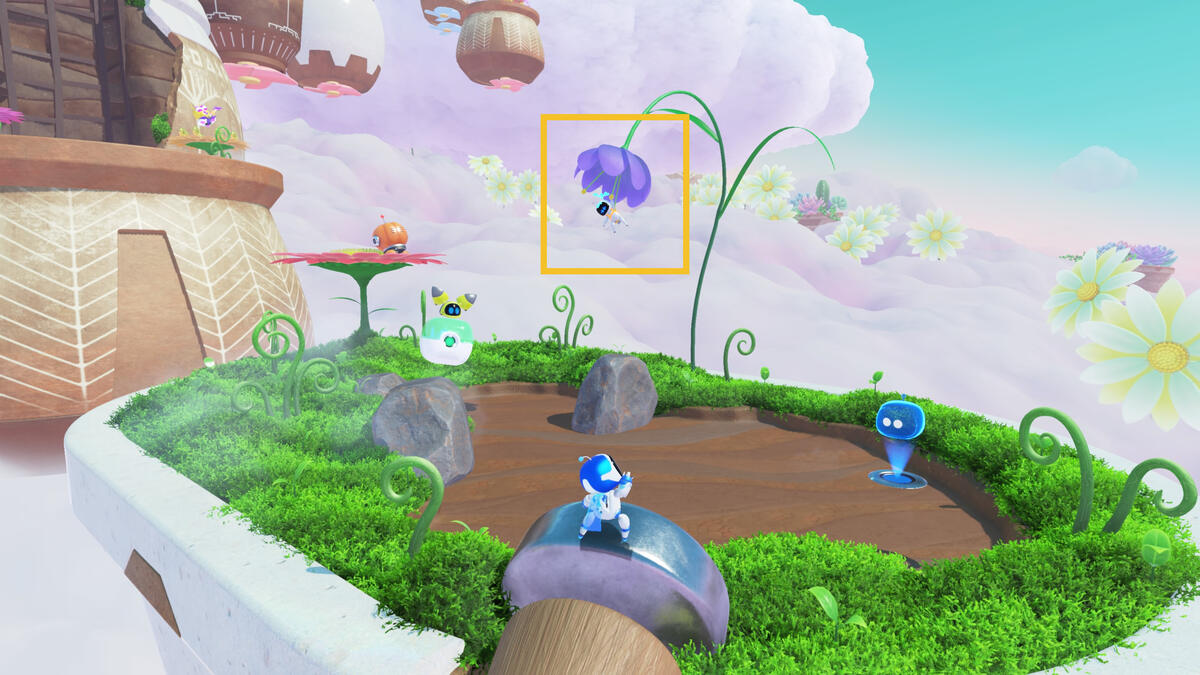 Astro Bot Balloon Breeze: Astro exploring the Balloon Breeze.