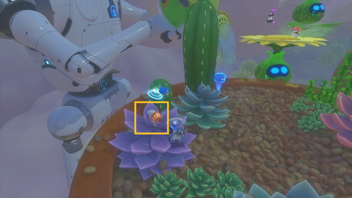 Astro Bot Balloon Breeze: Astro exploring the Balloon Breeze.