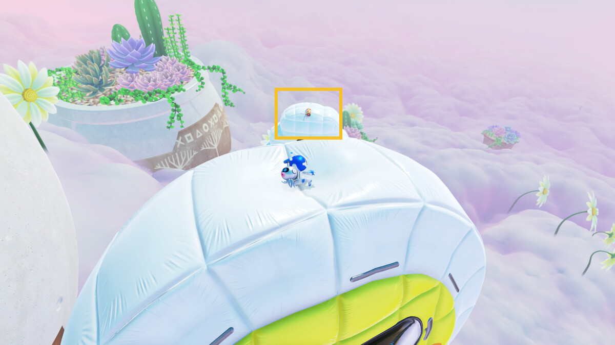 Astro Bot Balloon Breeze: Astro exploring the Balloon Breeze.