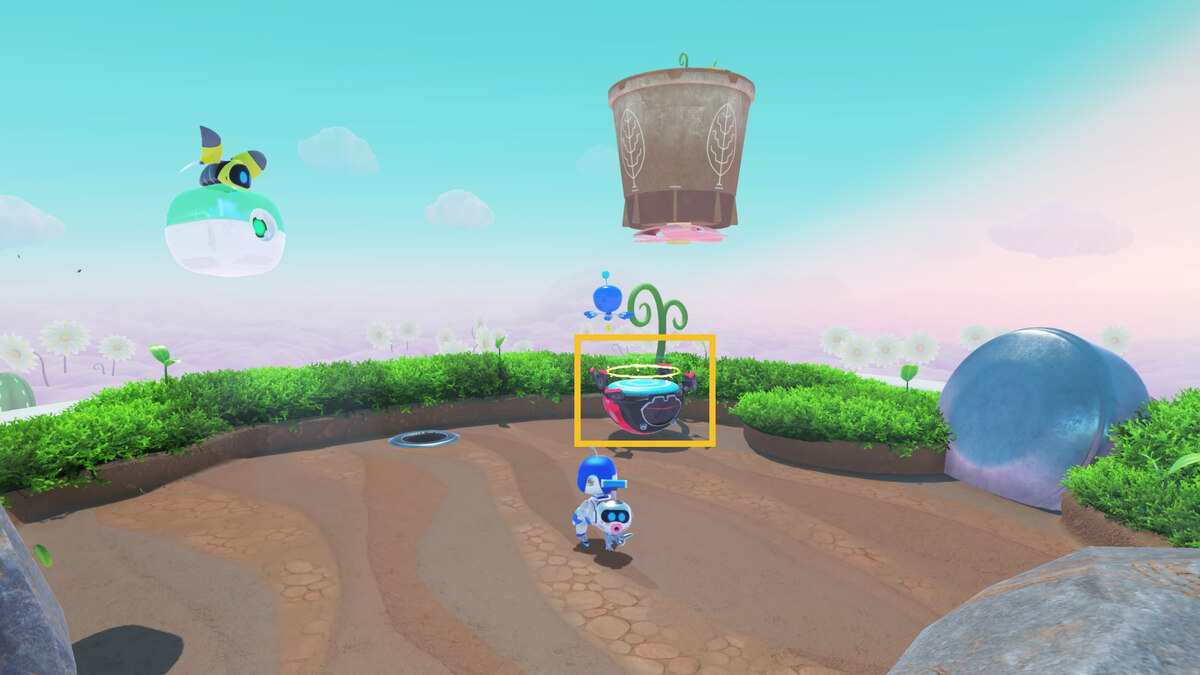 Astro Bot Balloon Breeze: Astro exploring the Balloon Breeze.