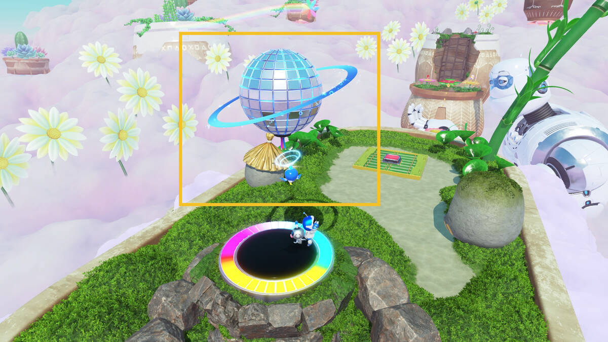 Astro Bot Balloon Breeze: Astro exploring the Balloon Breeze.