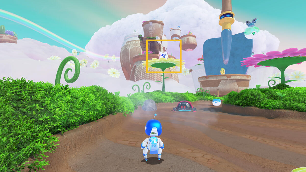 Astro Bot Balloon Breeze: Astro exploring the Balloon Breeze.