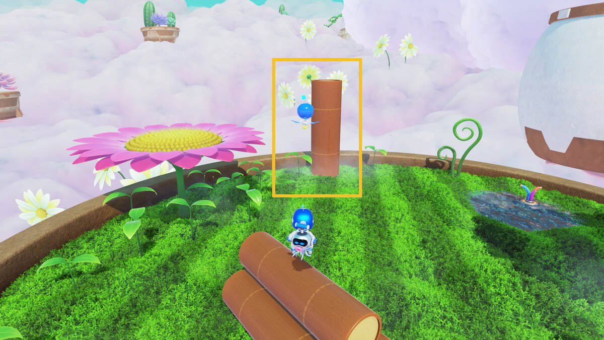 Astro Bot Balloon Breeze: Astro exploring the Balloon Breeze.
