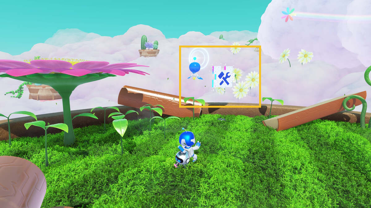 Astro Bot Balloon Breeze: Astro exploring the Balloon Breeze.