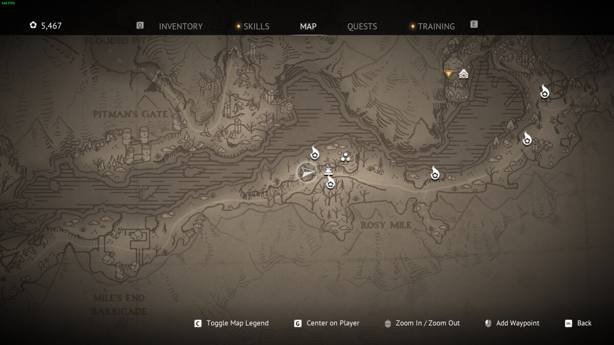 Flintlock The Siege of Dawn banner locations: Three Peaks map.