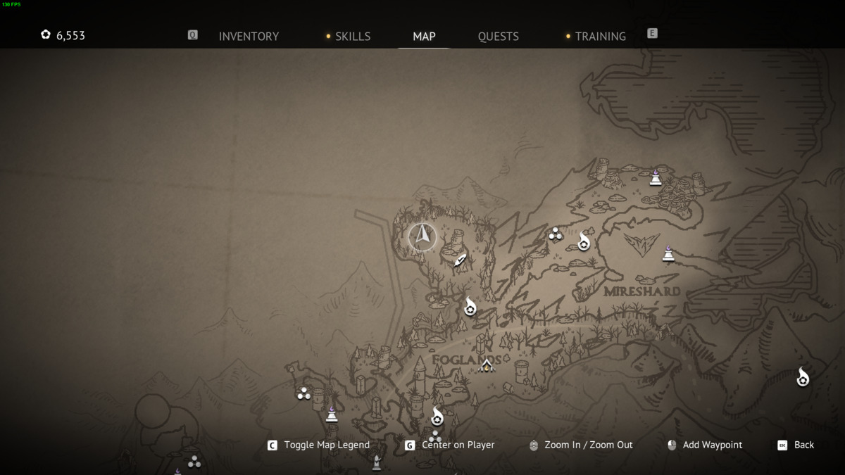 Flintlock The Siege of Dawn banner locations: Three Peaks map.