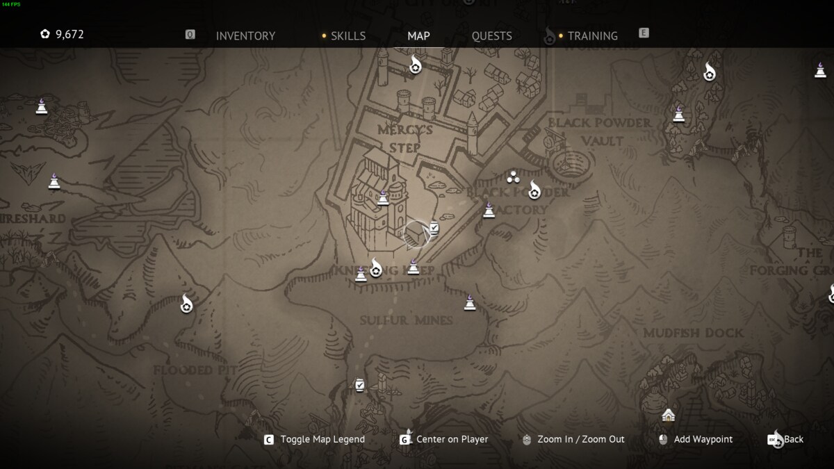 Flintlock The Siege of Dawn banner locations: Three Peaks map.