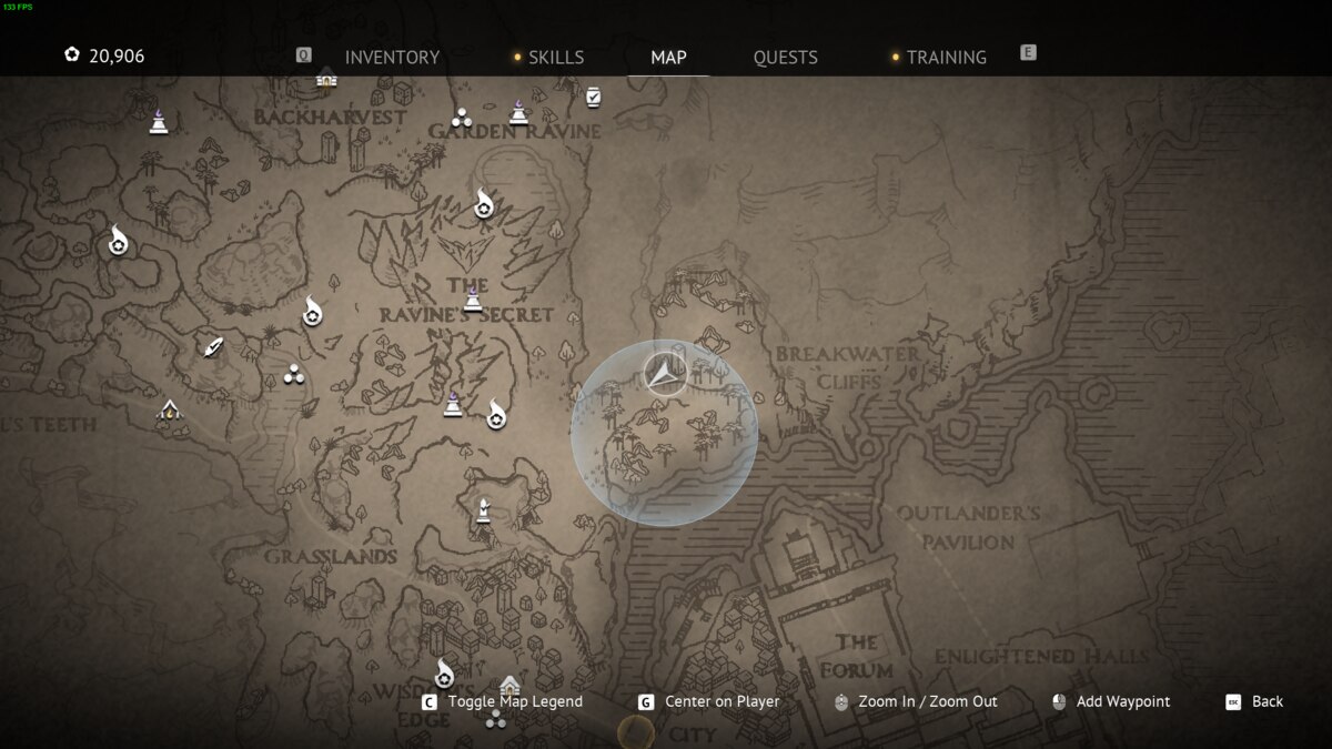 Flintlock The Siege of Dawn banner locations: Wanderer's Rest map.