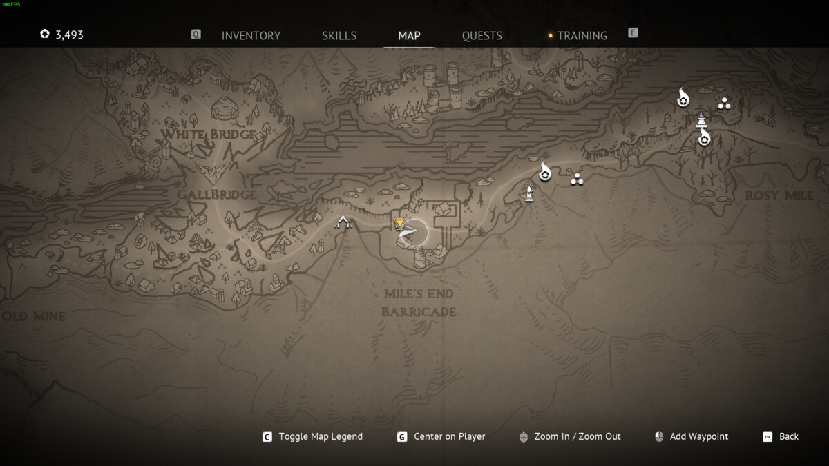 Flintlock The Siege of Dawn banner locations: Three Peaks map.
