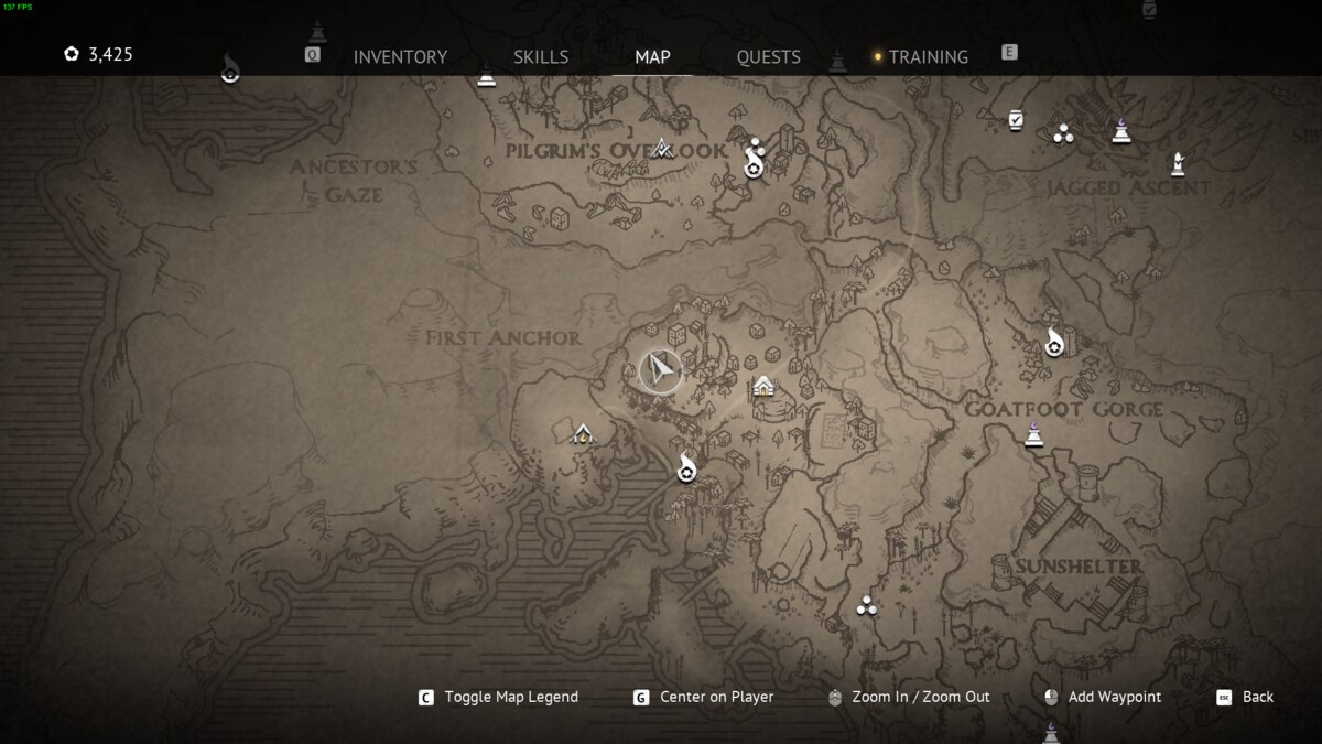 Flintlock The Siege of Dawn banner locations: Wanderer's Rest map.