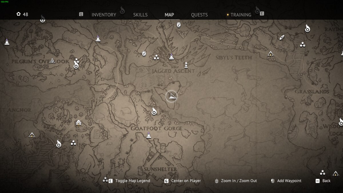 Flintlock The Siege of Dawn banner locations: Wanderer's Rest map.