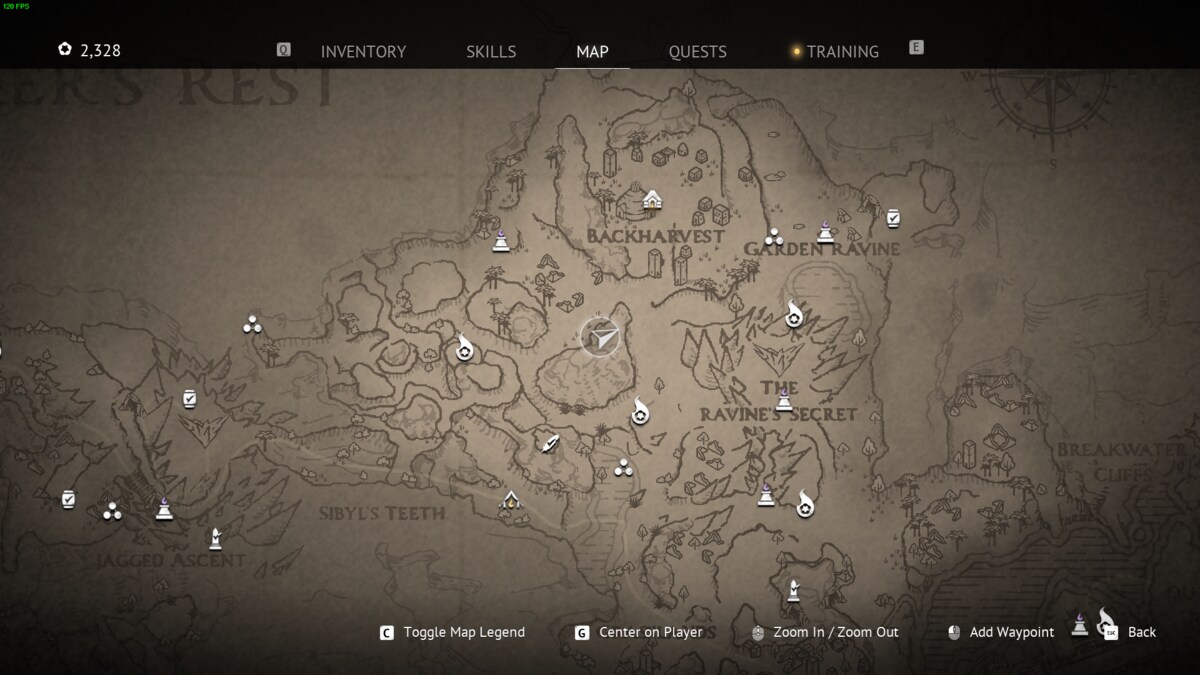 Flintlock The Siege of Dawn banner locations: Wanderer's Rest map.