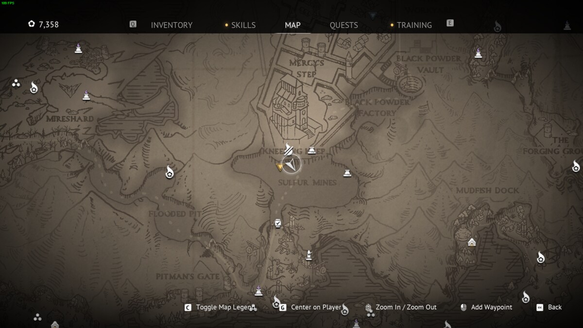 Flintlock The Siege of Dawn banner locations: Three Peaks map.
