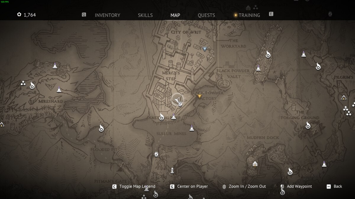Flintlock The Siege of Dawn banner locations: Three Peaks map.